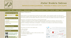 Desktop Screenshot of debroas.fr